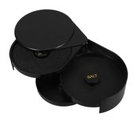 CONGARTENO Plastic Salt Rimmer Box with Freshness Seal Seasoning Container for Cocktail and Margarita Bars Precise Salt Application Tray for Outdoor Use and Drink Enhancements