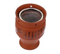 CONGARTENO Porcelain Guashua Pot Purple Sand Moxibustion Body Care Tool with Vent for Full Combustion Portable Lightweight Ceramic Therapy for Cervical Spondylosis Joint Relief Random Color