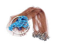 CONGARTENO Portable Cast Mesh Trap Net with Steel Wire Support Foldable Fishing Net for Shrimp Lobster Crab Minnow Prawn Crayfish Tire Line