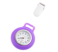 CONGARTENO Portable Clip Watch Professional Nurse Watch Practical Simple Appearance Silicone Alloy Construction Light Weight Time Display for Nurses Working in The Hospital