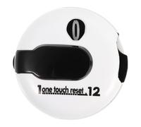 CONGARTENO Portable Golf Stroke Counter with Magnetic Hat Clip Lightweight White Score Keeper for Golfers Manual Scoring Device Battery and Compact Golf Accessory