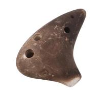 CONGARTENO Portable Mini Ceramic Ocarina in Lightweight Handmade Wind Instrument with Traditional Bisque Firing for Beginners and Music Enthusiasts Compact Musical Instrument for Travel and