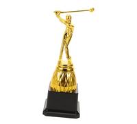 CONGARTENO Portable Plastic Golf Trophy Cup for Lightweight Champion Award for Sports Tournaments and Competitions with Elegant Gold Finish for Indoor Outdoor Use