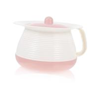 CONGARTENO Portable Plastic Hospital Chamber Pot with Cover for Elderly and Small Night Urine Pot Smooth-Edged Spittoon for Convenient Home and Hospital Use