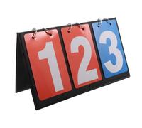 CONGARTENO Portable Sports Tabletop Scoreboard with PVC Design Multisport Score Flipper for Basketball Volleyball Table Tennis and Billiards Lightweight and Clear Display for Indoor and