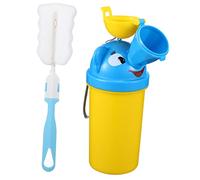 CONGARTENO Portable Travel Urinal and Toddler Potty for Boys and Girls, Lightweight Portable Pee Training Toilet with Cleaning Brush, Suitable for Outdoor and Emergency Use Random Color