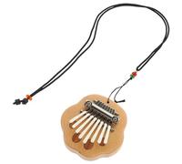 CONGARTENO Portable Wooden Mini Kalimba 8-note Thumb Piano with Accurate Tone, Lightweight Finger Instrument for Outdoor Relaxation and Beginner Music Practice