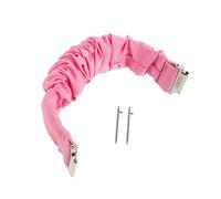 CONGARTENO Printed Scrunchie Watch Strap Compatible with Galaxy Watch Active Soft Comfortable Wristwatch Band with Fashionable Leopard Print Design for Women