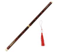 CONGARTENO Professional Chinese Bamboo Flute Dizi C Key Portable Traditional Wind Instrument for Beginners Smooth Surface Polished Sound Suitable for Music Enthusiasts