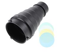 CONGARTENO Professional Flash Light Beam Tube Kit with Honeycomb Grid and Light Filters, Plastic Photography Accessories Featuring Spotlight Effect and High Adaptability for Beauty