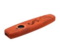 CONGARTENO Professional Solid Wooden Kazoo Musical Instrument for Adults and Beginners Wood Flute Kazoo with Resonant Sound for Accompaniment Performances with Ukulele and Other Music