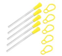 CONGARTENO Professional Triangle Iron Mallets with Percussion Rods and Sticks Musical Instrument Accessories for Students and Performers for Rhythm Practice and Educational Use