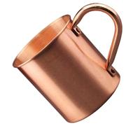 CONGARTENO Pure Copper Mug with Rolled Rim Smooth Finish Food Safe Solid Copper Cup for Camping and Outdoor Drinks Vintage Style Insulation Drinkware for Coffee Tea Cocktails Portable