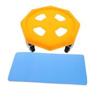 CONGARTENO Quiet Abdominal Exercise Wheel with Rebound Assistance Portable Core Strengthening Trainer for Home Fitness Multifunctional Sliding Abdominal Muscle Trainer with Knee Pad