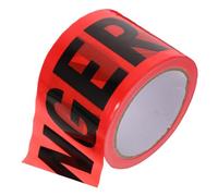 CONGARTENO Red Non-adhesive Danger Tape Crime Scene Warning Caution Tape for Safety Multipurpose Barrier for Construction Halloween and Security Use
