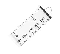 CONGARTENO Removable Growth Chart for Canvas Height Ruler Multi Functional Nursery Wall Decor and Growth Tracker Black Scandinavian Style Height Measurement Art