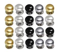 CONGARTENO Removable No Sew Metal Buttons 20pcs Instant Pearl Button Pins for Dresses and Shirts Decorative Crafts Random Color