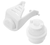 CONGARTENO Replacement Automatic Toothpaste Squeezer Repair Parts Kit with 3cm Push Rod and 3.5cm Vacuum Pump for Wall Mount Toothpaste Dispenser Accessories in Bathroom Use