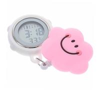 CONGARTENO Retractable Digital Nursing Watch Silicone Design Easy Clip Pocket Timepiece for Nurses and Doctors Accurate Timekeeping and Unique Cloud Shape for Medical Professionals