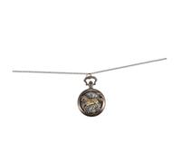 CONGARTENO Retro Hollow Skeleton Horse Classic Pocket Watch Quartz Alloy Design for Men Vintage Steampunk Style