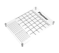 CONGARTENO Reusable Acrylic Wall Calendar Dry Erase Board Transparent Weekly Planner Memo Board for Home and Office Lightweight Non Magnetic Erasable Month Organizer