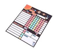 CONGARTENO Reusable Multi-Function Behavior Chart for Household Chore Chart with Weekly Task Calendar Wear-Resistant Magnetic Reward Board for Boys and Visual Schedule for Positive Habit
