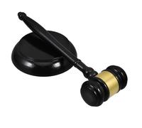 CONGARTENO Reusable Solid Wood Judge Gavel Court Hammer for Auction and Legal Use Handcrafted Wooden Auctioneer Hammer Compact Portable Tool Lawyers Judges Presidents