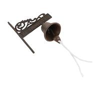 CONGARTENO Rustic Iron Shaking Wall Mounted Doorbell Handmade Home Accessory for Garden Farm Decor Creative Hanging Bell for Welcome and Decoration