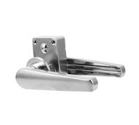 CONGARTENO Rv Door Lock Latch Paddle for Trailer Camper Bathroom Bedroom Doors Abs Alloy Replacement Handle Knob for Yacht Boat Toilet Security Upgrade