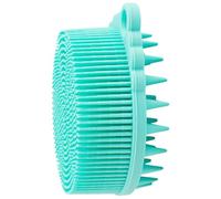 CONGARTENO Silicone Bath Brush Dual-Sided Body Scrubber Soft Sensory Massage Brush for Green Bathing and Head Washing Tool