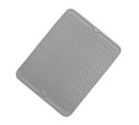 CONGARTENO Silicone Drying Mat for Kitchen Sink Non-Slip Multi-Purpose Dish Drying Mat and Sink Protector Quick Drain Kitchen Accessories Portable and Heat Resistant