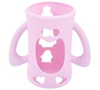 CONGARTENO Silicone Infant Glass Bottle Sleeve 240ml with Easy to Install Feature and Stylish Minimal Design, Sturdy Silicone Cover for Baby Glass Bottle to Preserve and Protect