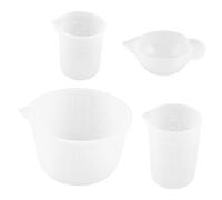 CONGARTENO Silicone Measuring Cups Flexible Non Stick Pouring Bowls with Scale and Spout Large Capacity for Baking Cooking Coffee Resin DIY Craft