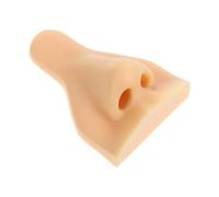 CONGARTENO Silicone Soft Flexible Nose Model for Piercing Practice Light Skin Color Simulation Fake Face Part for Training and Display Teaching Tool for Body Art
