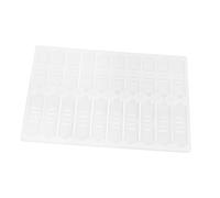 CONGARTENO Slot Plastic Microscope Slide Holder Staining Rack for Laboratory Use Slide Storage Tray with Operating Board for Efficient Specimen Organization and Easy Handling