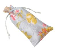 CONGARTENO Small Drawstring Pouch Bag for Jewelry and Comb Storage 8x16cm Silk Cotton Linen Fabric Bag Drawstring Closure for Packaging and Party Favors