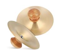 CONGARTENO Small Finger Cymbals for Belly Dance Handheld Percussion Instrument with Clear Sound for Dancing Practice and Musical Performance