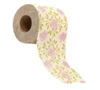 CONGARTENO Soft Absorbent Rose Print Bathroom Paper for Home Hotel Travel and Parties for Stylish Cleaning and Functional Decor