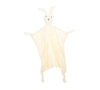 CONGARTENO Soft Cotton Muslin Blanket with Adorable Bunny Design Breathable Security Comforter for Newborns Unisex Soothing Sleeping Wrap for Boys and Cute Nursery Shower Accessory