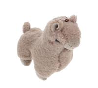 CONGARTENO Soft Plush Alpaca Keychain Pendant Cute Stuffed Animal Bag Charm for Backpack Handbag Craftsmanship Versatile Attachment for Home Office School Brown