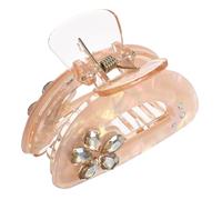 CONGARTENO Sparkling Rhinestone Hair Claw Clips for Women Elegant Vintage Hair Accessories Non-Slip Jaw Clamps for Girls Decorative Barrettes for Special Occasions