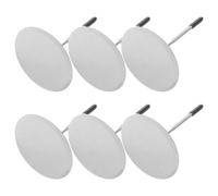 CONGARTENO Stainless Steel Cake Decorating Nails 6Pcs Flower Nail Set for Icing and Cupcake Baking at Home