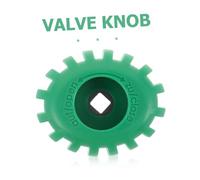 CONGARTENO Stainless Steel Knob Valve Operation Handle Regulator Replacement Handle Regulator Green