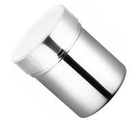 CONGARTENO Stainless Steel Powder Dredger Spice Tin Condiment Sprinkler for Kitchen Baking Cocoa Coffee Sugar Flour Storage Shaker Container Portable Easy Clean