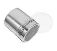 CONGARTENO Stainless Steel Powder Shaker with Lid Multi-Functional Chocolate Sprinkle Sugar Duster for Cocoa Flour Seasonings Baking Kitchen Use