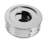 CONGARTENO Stainless Steel Tea Warmer with Artistic Floral Design Teapot Heater for Glass Pot Candle Holder for Coffee Milk Espresso and Water for Gatherings and Home Use