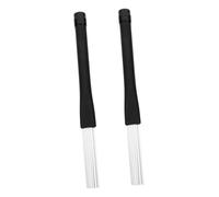 CONGARTENO Telescopic Nylon Drum Brush Wire Drumsticks with Non-slip Handle for Jazz Rock Folk Drummers Professional Percussion Accessories