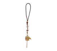 CONGARTENO Tibetan Buddhist Prayer Wheel Car Pendant Retro Chinese Feng Shui Protection Amulet Rearview Mirror Hanging Ornament Cool Interior Accessories for Men