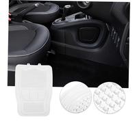 CONGARTENO Transparent Silicone Car Front Seat Floor Mat Non-tear Automotive Foot Mat for Mud and Stain Protection Easy to Clean and Cut Fit for Various Vehicles