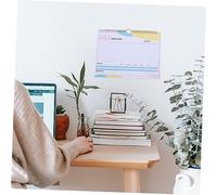 CONGARTENO Undated Habit Tracker Journal Weekly Planner with Binding Goal Planner for English Learning and Daily Routine Motivational Calendar for Workout and Habit Tracking Wall Hangable